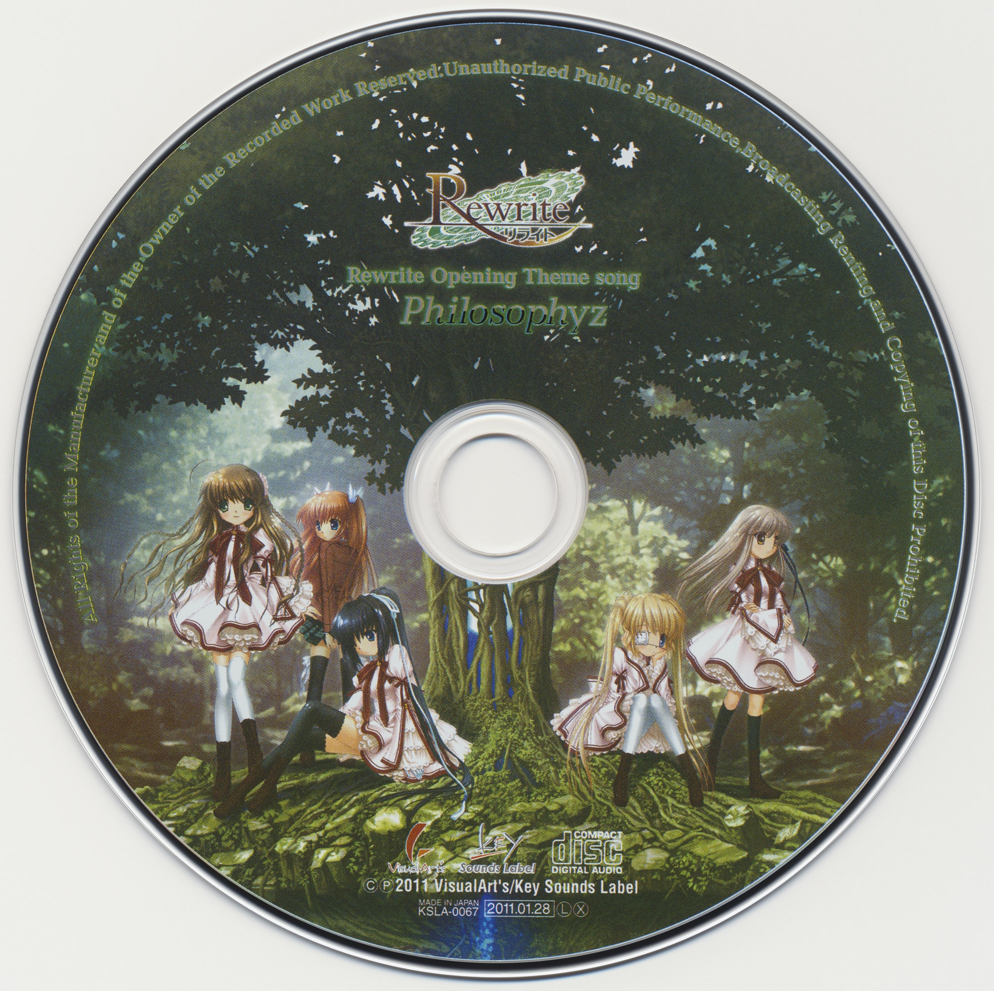 Rewrite　Opening Theme song Philosophyz Stream Ost Opening Rewrite - Philosophyz by Runa Mizutani by